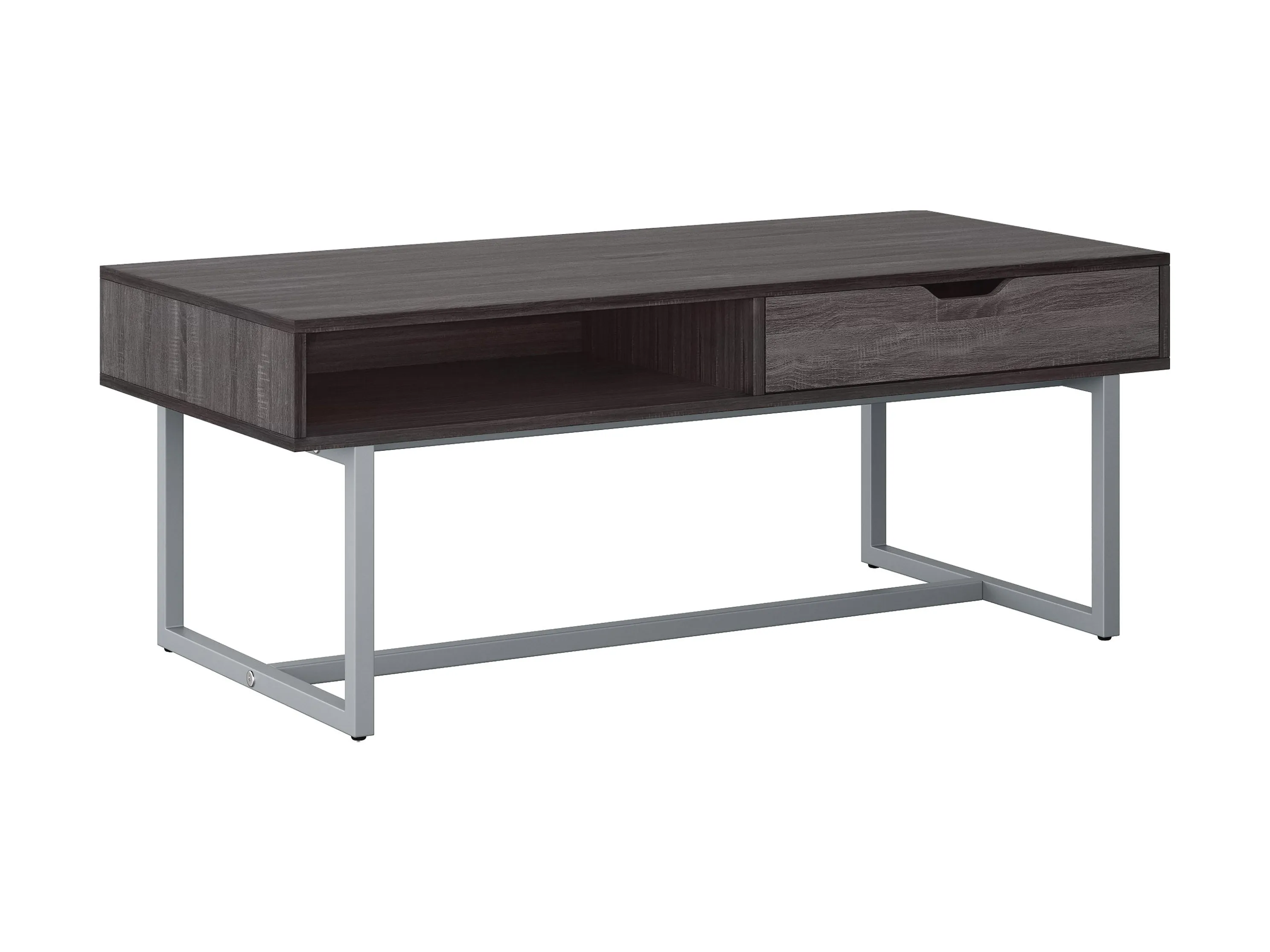 Grey Modern Rectangular Coffee Table