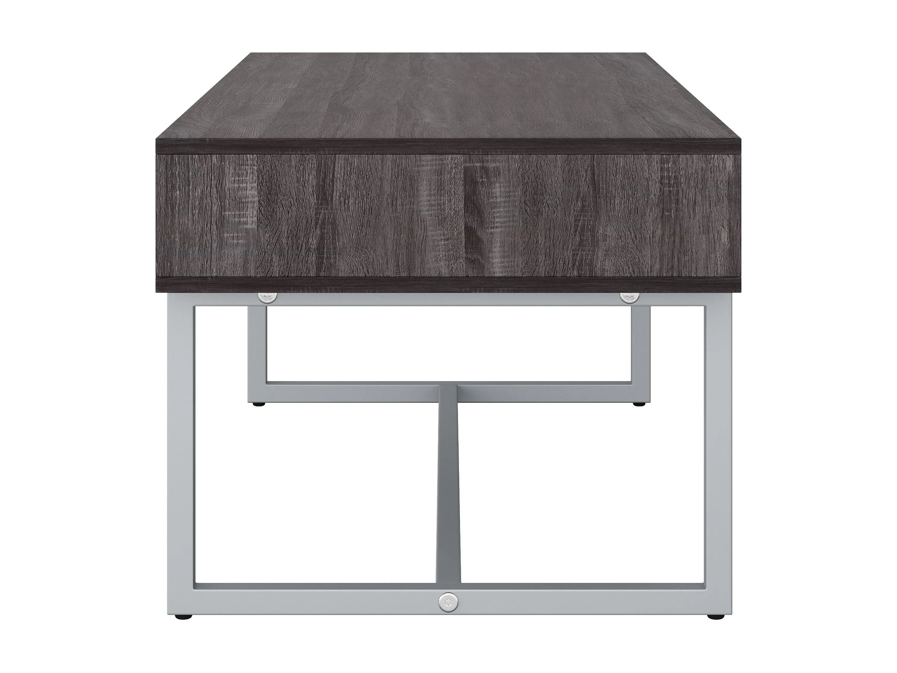 Grey Modern Rectangular Coffee Table