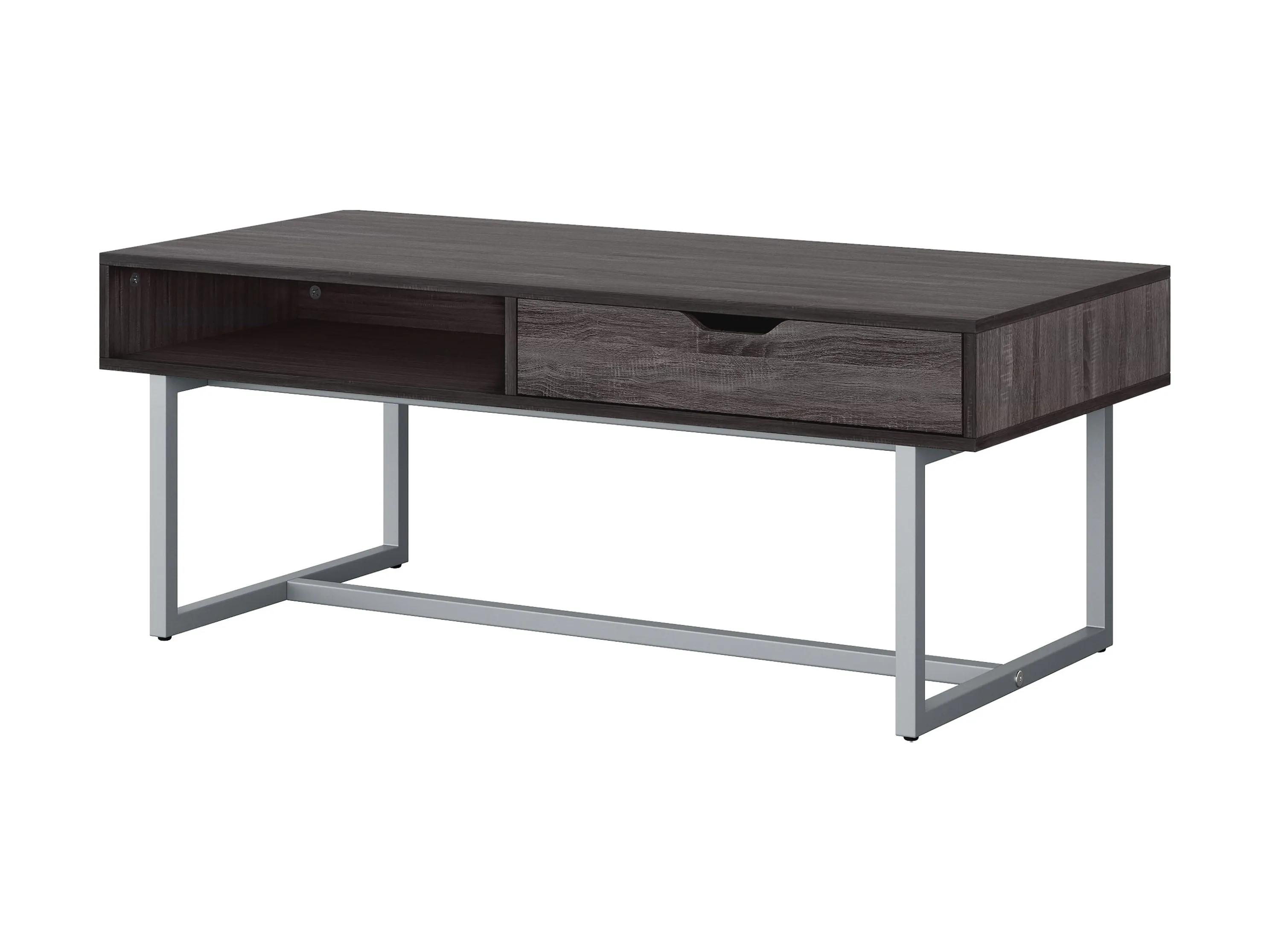 Grey Modern Rectangular Coffee Table