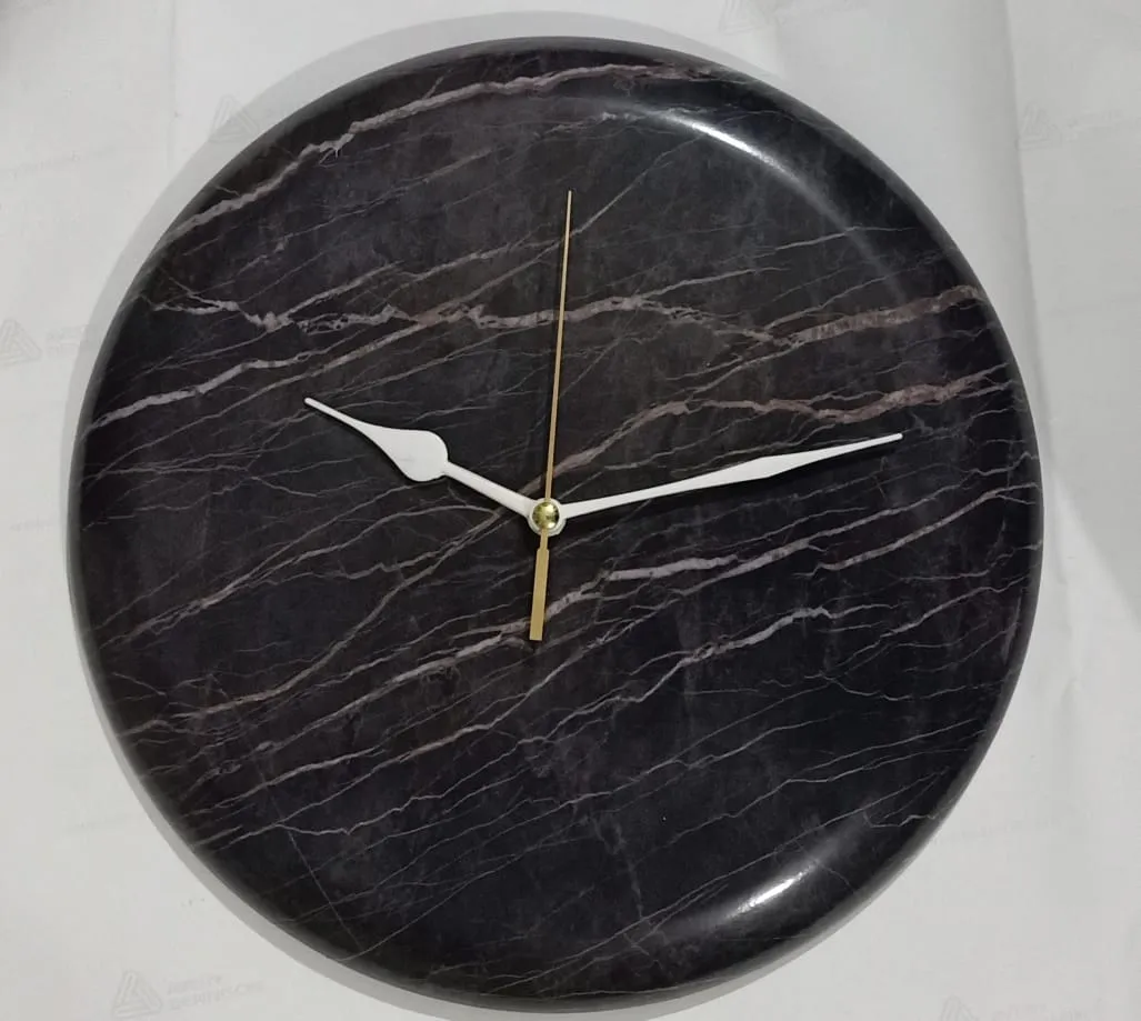 Handmade Resin Wall Clock - Unique Home Decor Accent | Available in Multiple Sizes