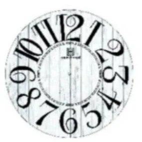 Heritage Ocean Wall Clock White