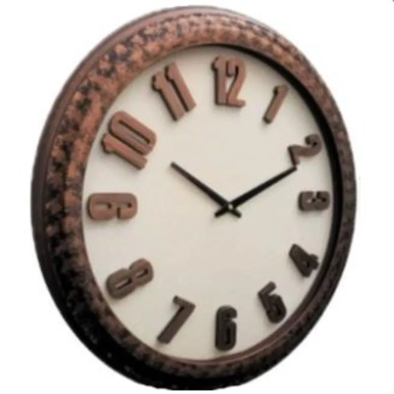 Heritage Wall Clock Snowy Copper