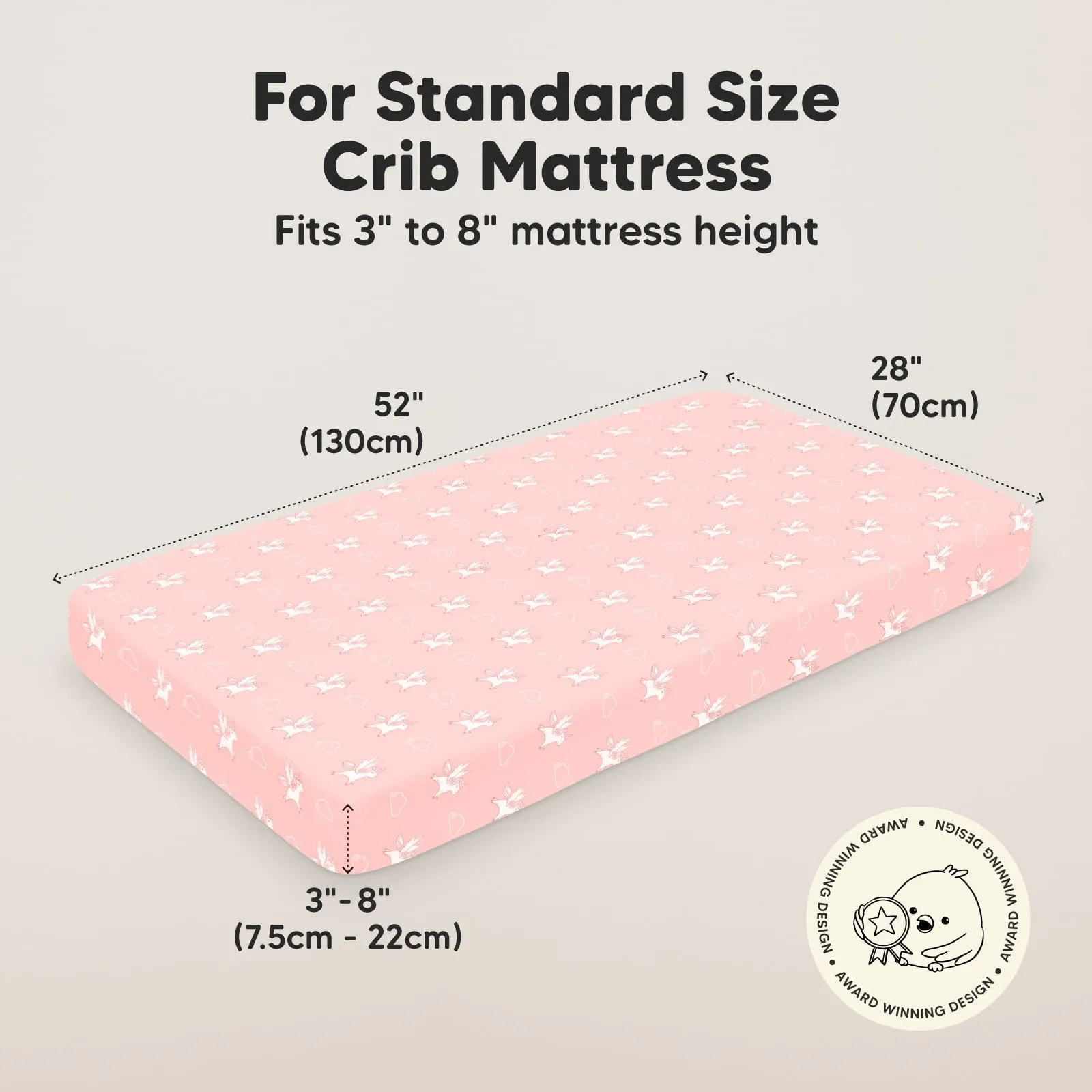 Isla Fitted Crib Sheets (Dreamland)