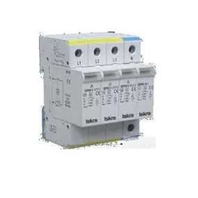 ISPRO C 160/440 (4 0), Class II / Type 2 / C, Modular Surge Protection Device (SPD) 4 Pole 40kA,440VAC, DIN Rail Mount. For Sub Distribution Boards