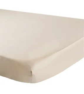 Organic Bamboo Lyocell Fitted Crib Sheet - Sand