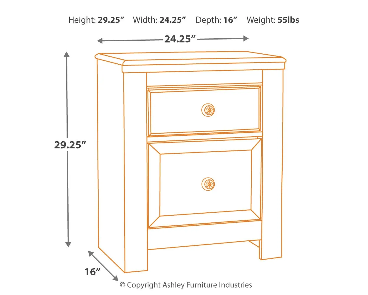 Paxberry Queen Panel Bed with Mirrored Dresser, Chest and 2 Nightstands in Whitewash