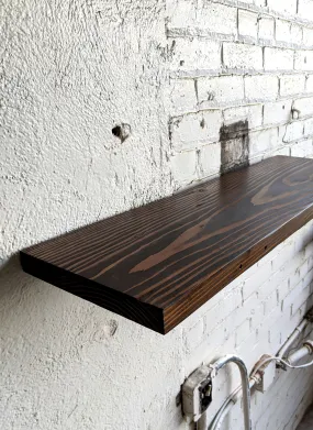 Perfect Brown Reclaimed Wood Shelf