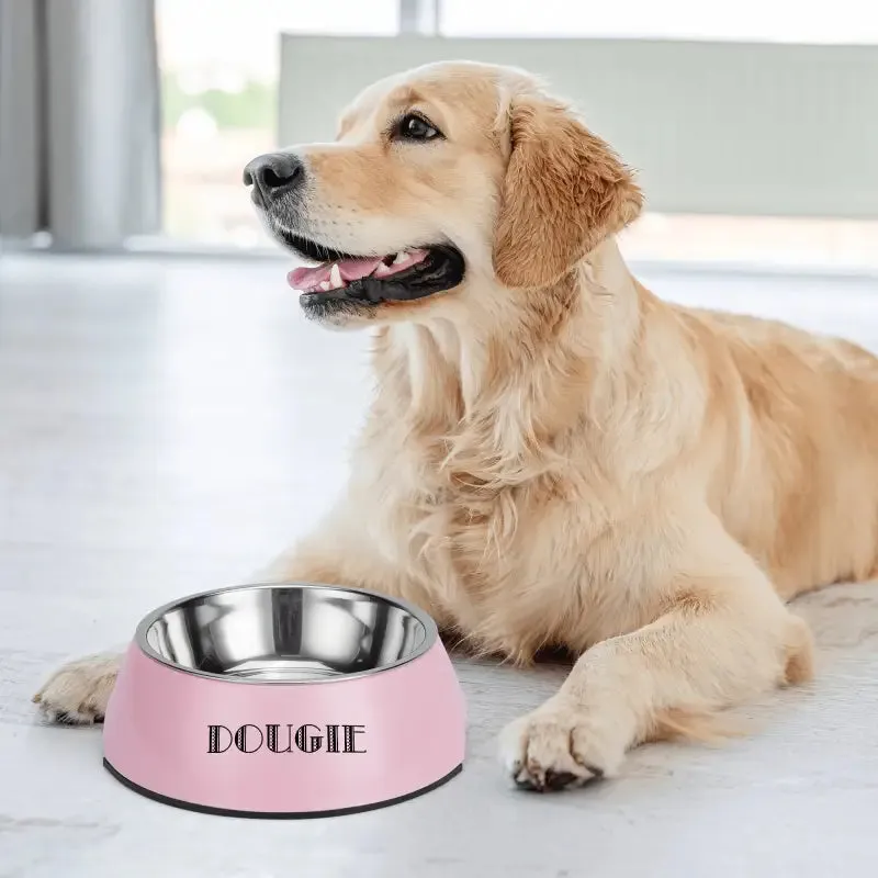 Personalized Pet Food Bowls for Cats and Dogs with Names