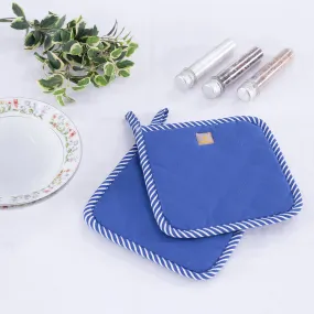 Russel Blue 2 Pc Pot Holder