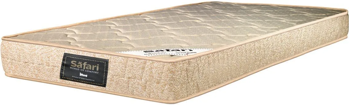 Safari | 5 Years Warranty | Bonded   PU Double Bed Mattress, Comfort 5 inch Thickness (72x48x5)