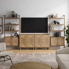 Seagrass Entertainment Center Brown