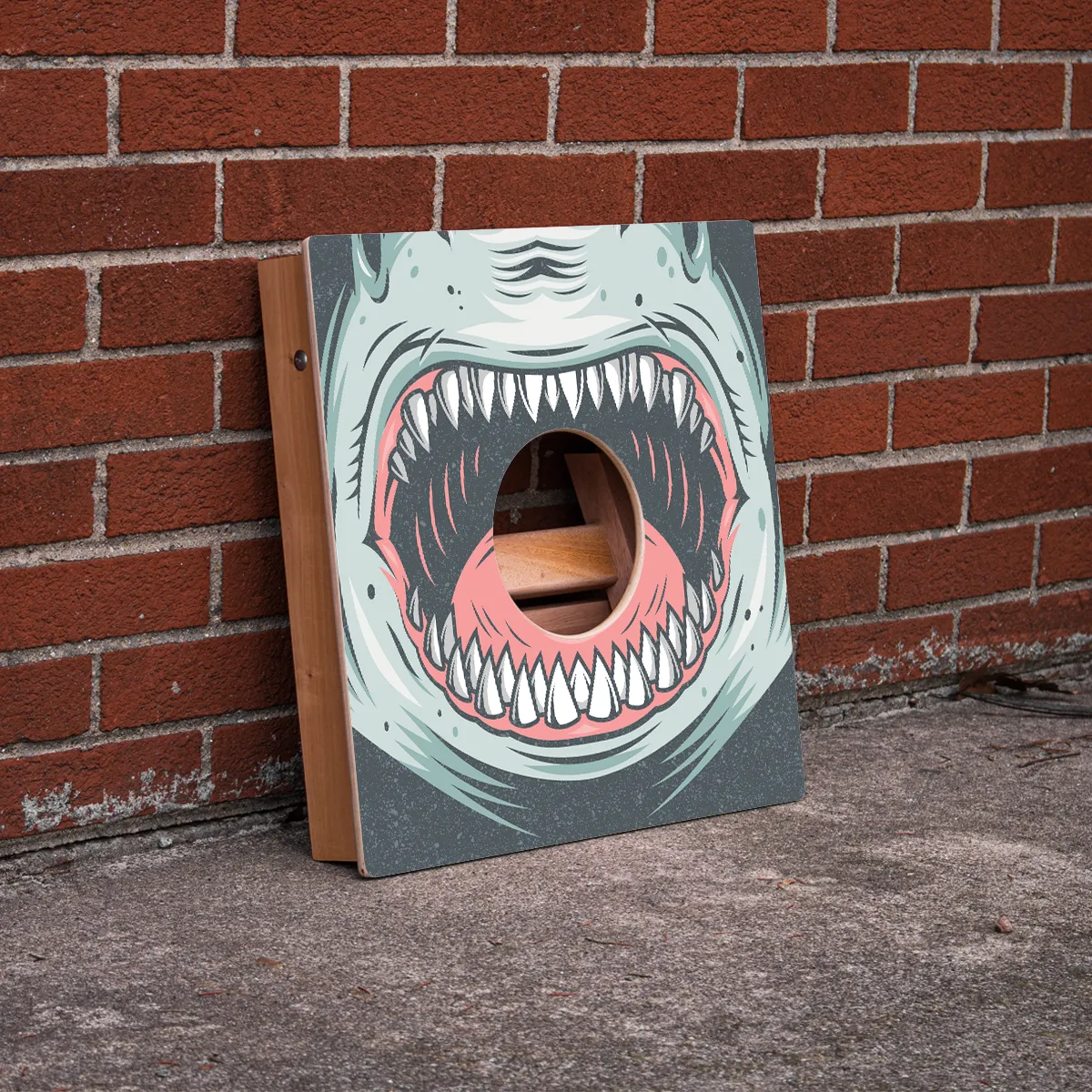 Shark Mouth Cornhole Airmail Box