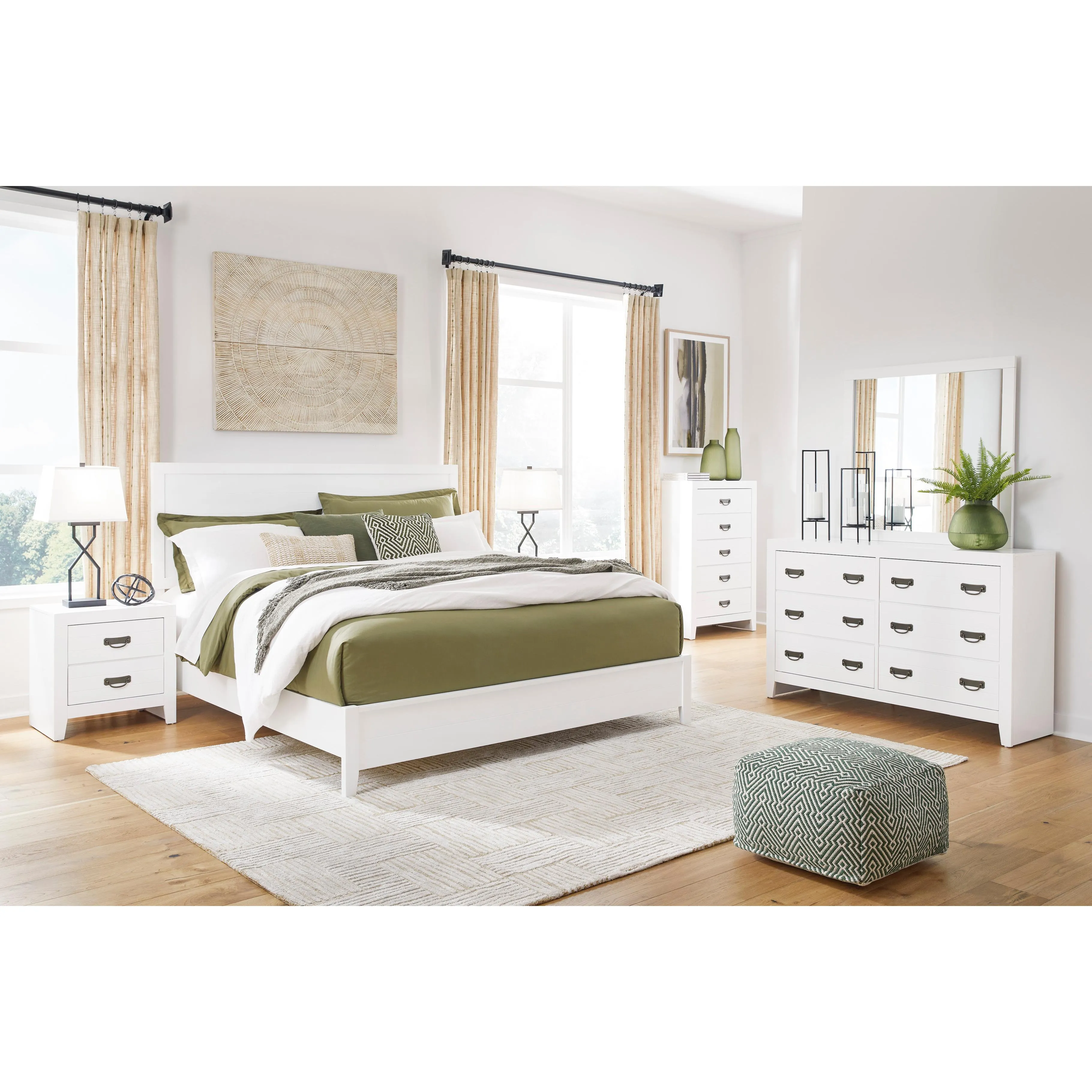 Signature Design by Ashley Binterglen B427 8 pc Queen Panel Bedroom Set