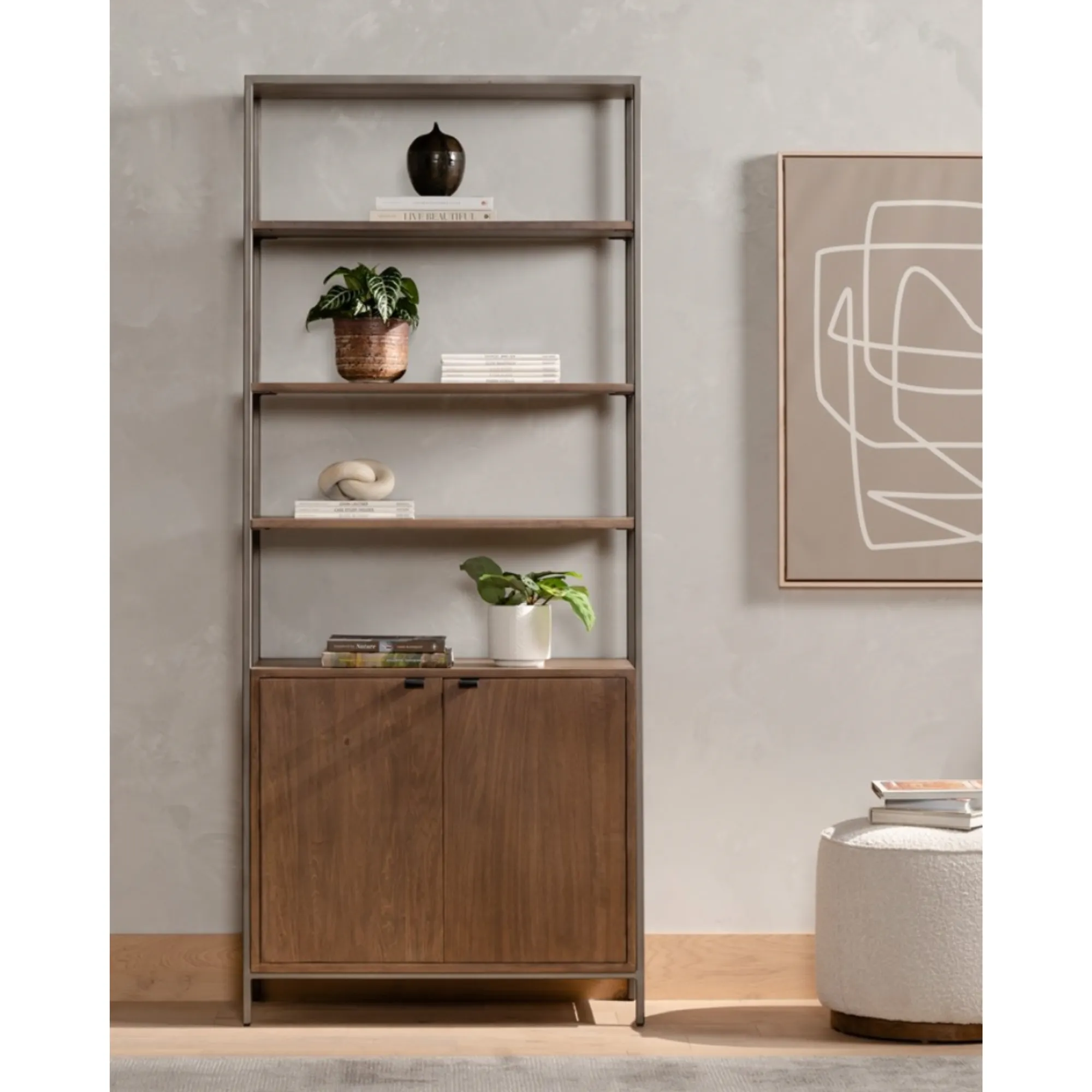 Trevor Bookcase - Auburn Poplar