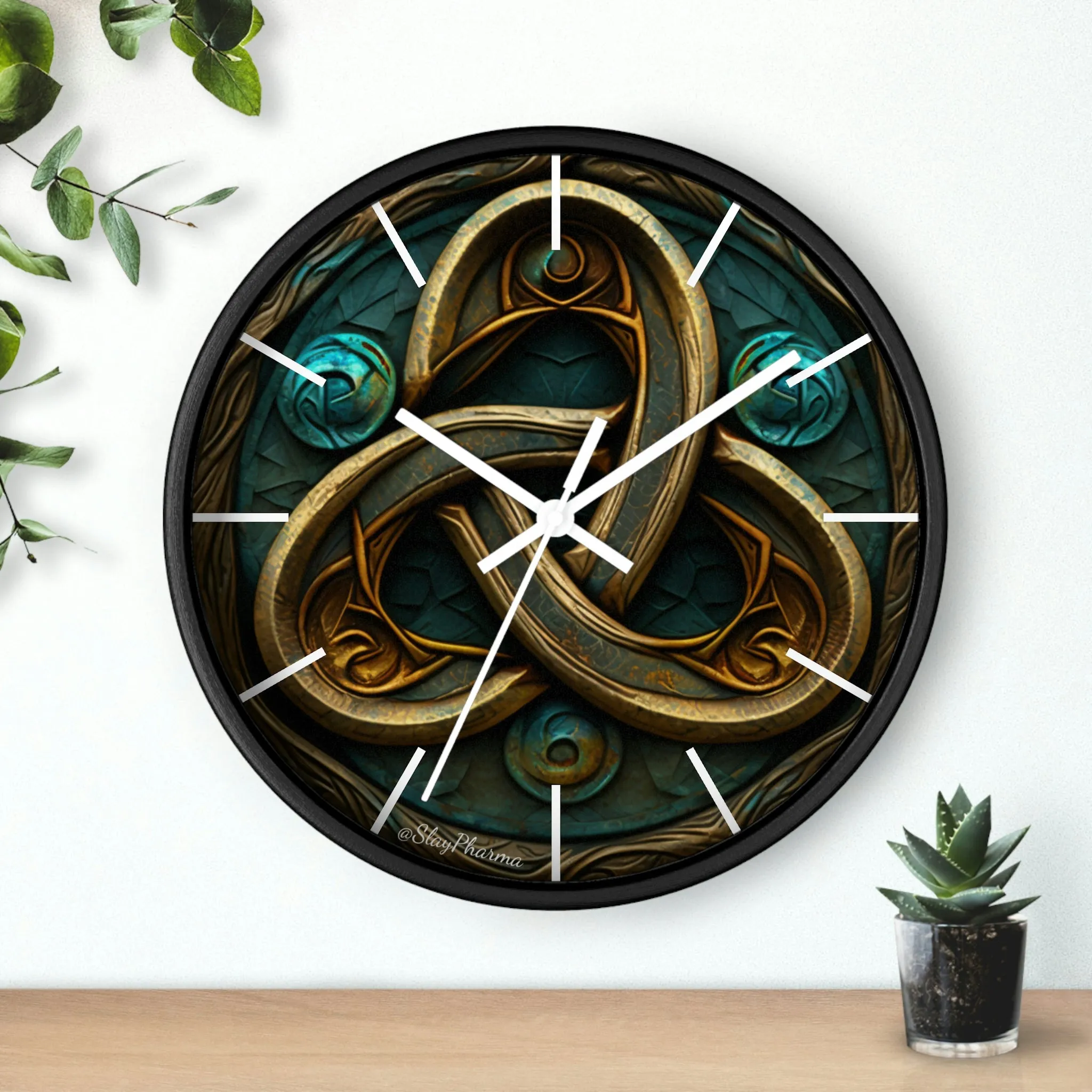 Trinity Wall Clock #2 w/ lines