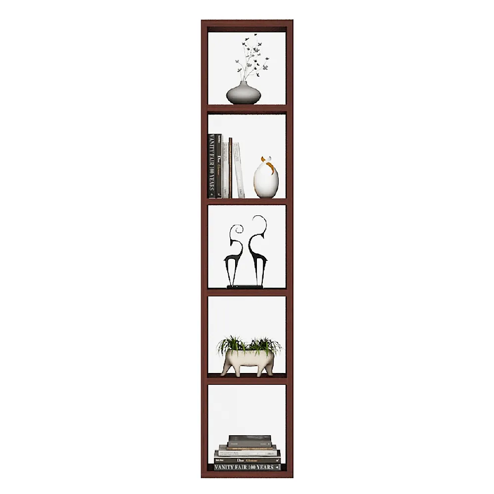 Triton Neo Study Room Bookshelf, Wall Shelfs for Kids Toys Storage Organiser, Mahogany