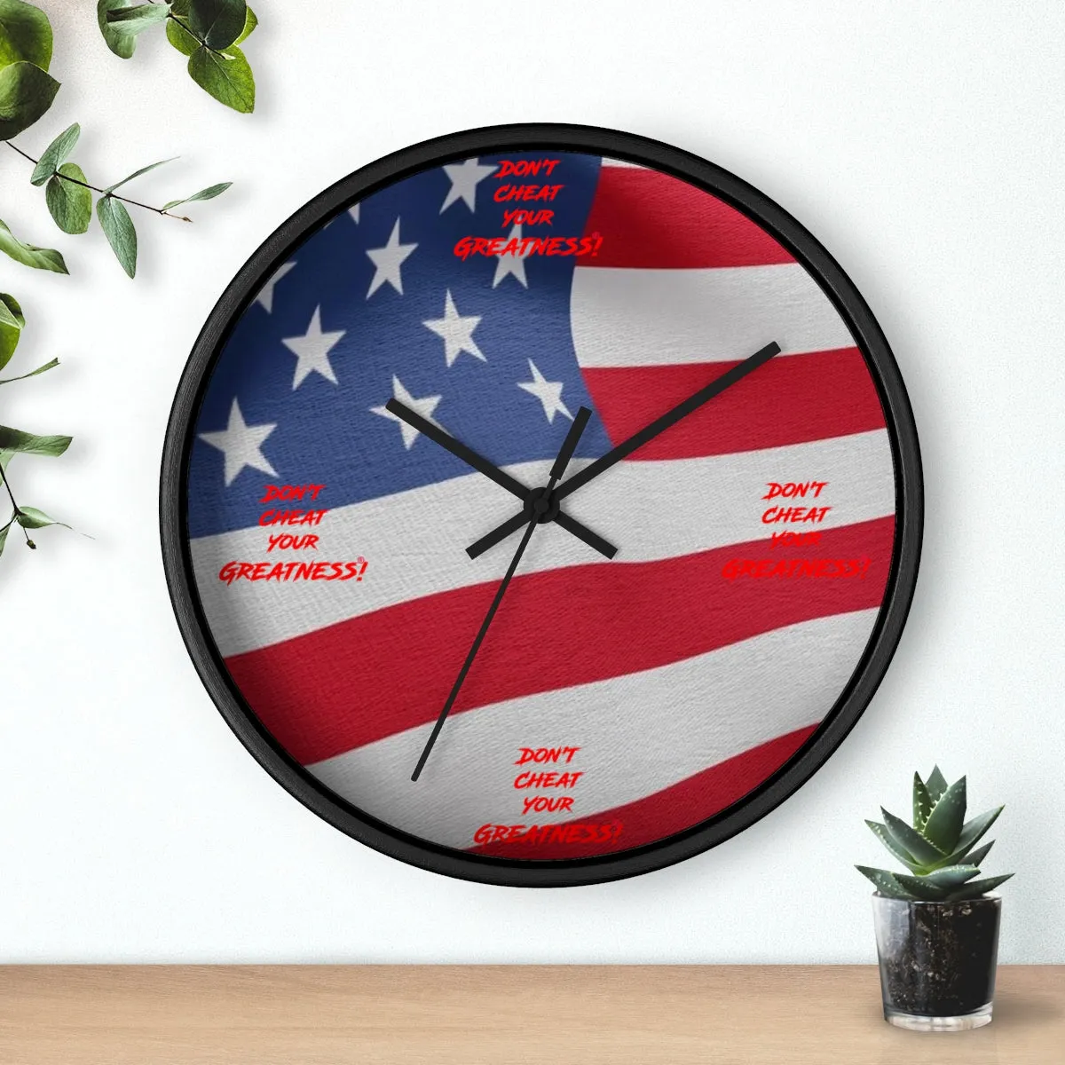 USA Wall clock