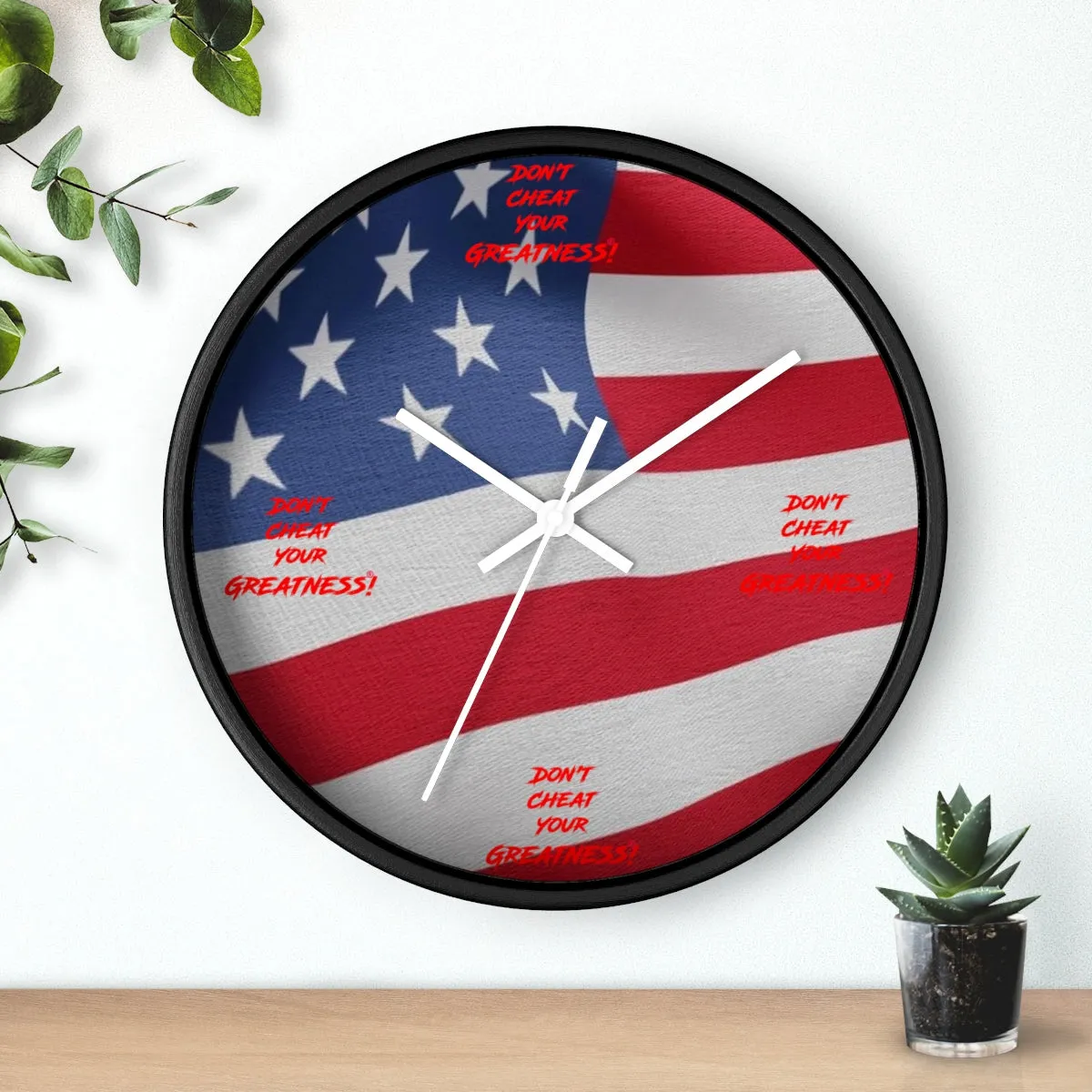 USA Wall clock