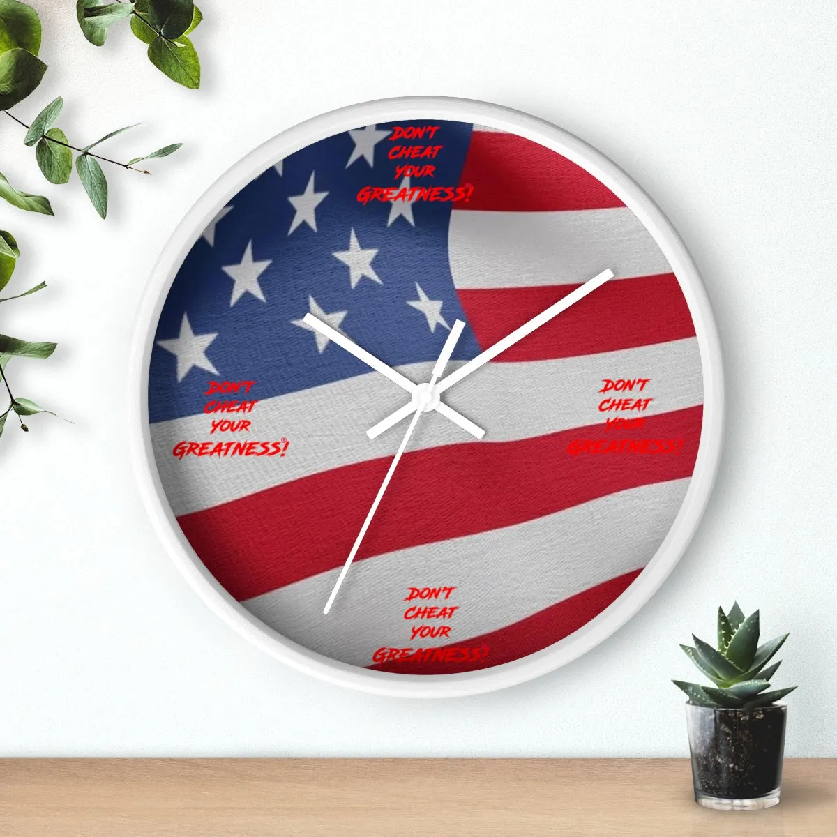 USA Wall clock