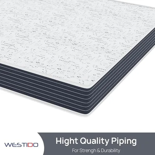 WESTIDO SteadySupport Multiple High Resilience (HR) Foam | High Resilience (HR) Foam Knitted Fabric King Size Zero Partner Disturbance SteadySupportKQ10inch78x72