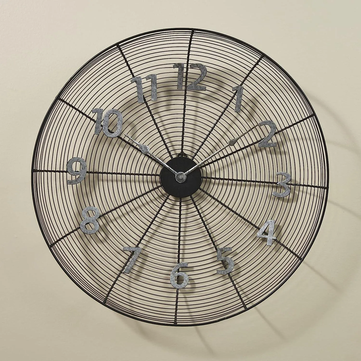 Wire Fan Cover Clock - Park Designs